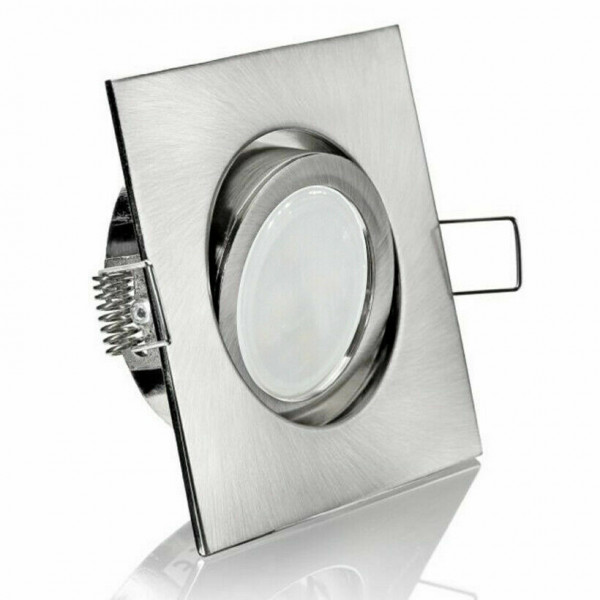 Einbaurahmen aus Aluminium- Viereckig Edelstahl Klickverschluss / Bajonett