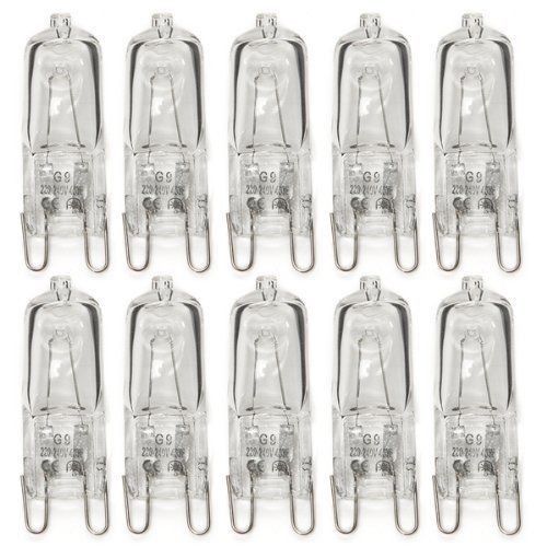 Halogen Birnen G9 28W=40W Eco 10 Stk Dimmbar